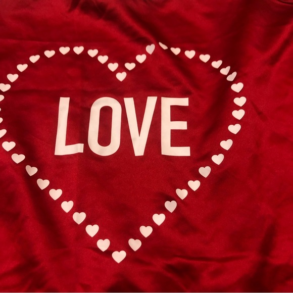 Victoria’s Secret Red Heart Love Kimono Silky Robe One Size - Picture 3 of 7